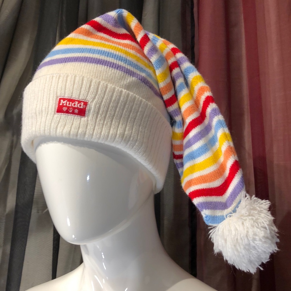 Vintage Mudd Multi-Color Hat & Gloves Set.